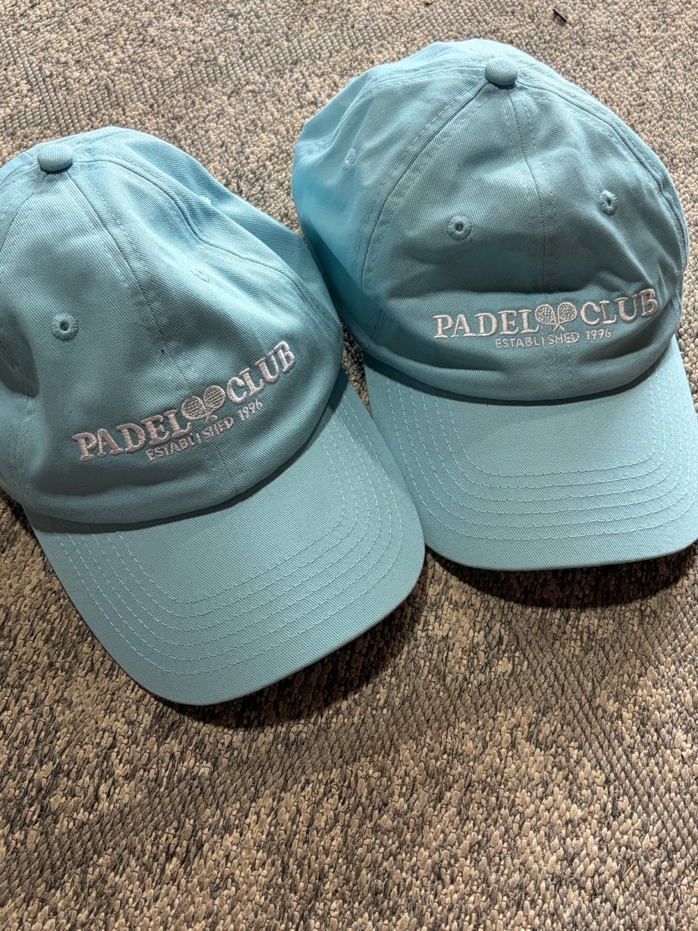 PADEL CLUB Embroidered Logo Light Blue Baseball Cap